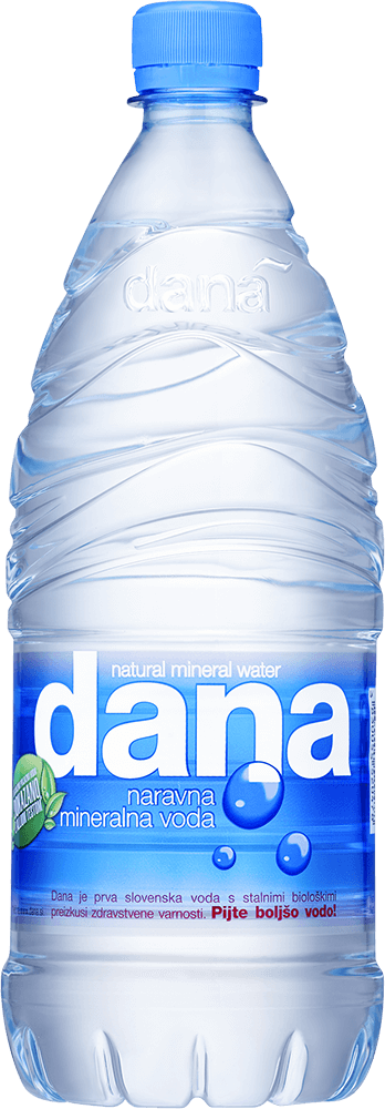 Osvežitev - Mineralna voda Dana v 1 litrski plastenki